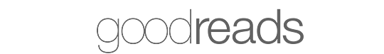 GoodReads logo, slim grey on white background, with link